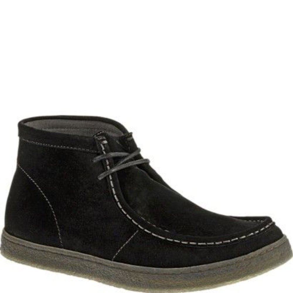 NEW- Hush Puppies Aquaice Wallaboot - Black Suede